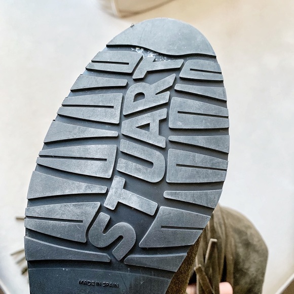 Stuart Weitzman MANE OTK Boots In MOSS GREEN - Picture 14 of 17